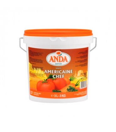 ANDA sauce américaine chef 3 L