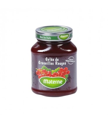 Materne gelée de groseilles rouge 450 gr