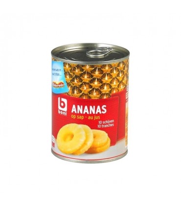 Boni Selection ananas tranches au jus 567 gr CHOCKIES