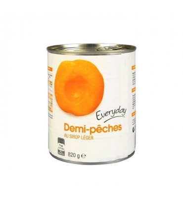 Everyday demi pêches sirop 820 gr EPICERIE CHOCKIES