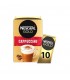 Nescafé Gold cappuccino instantané 10 pièces