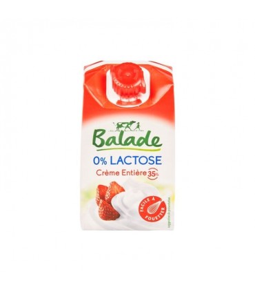 Balade 0% lactose full cream 35% 250 ml Balade - 1