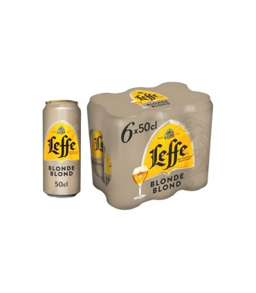 Leffe blonde canette 6,6% 6x 50 cl