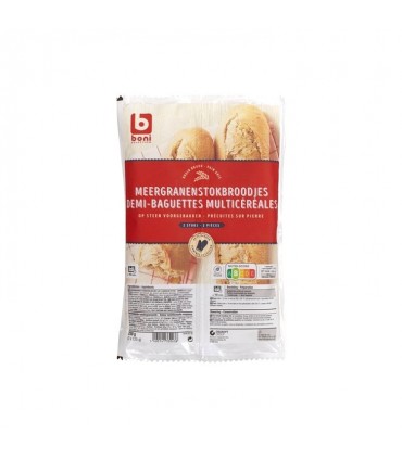 Boni Selection demi-baguettes multicéréals 2x 125 gr