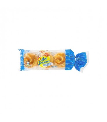 Délipain 6 mini brioches crème pâtissière 300 gr