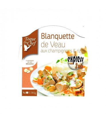 LF/ Toque du Chef blanquette veau champignons riz 285 gr CHOCKIES