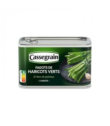 FR - Cassegrain fagots haricots verts liens poireaux 400 gr