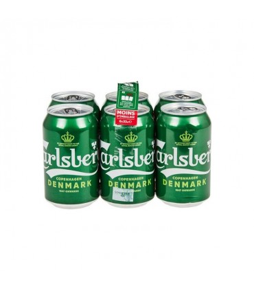 Carlsberg pils canette 5.5% 6x 33 cl