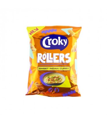 Croky Rollers milde Indiase curry 100 gr