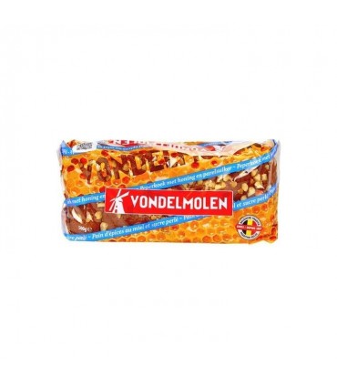 Vondelmolen pain d'épices au miel sucre perlé 500 gr ch