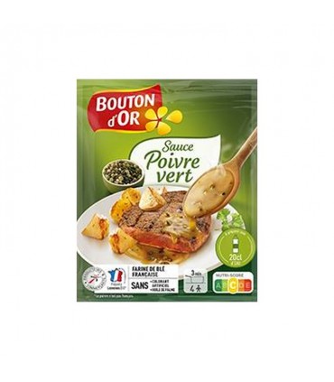 FR - Bouton d'Or Sauce poivre vert 29 gr