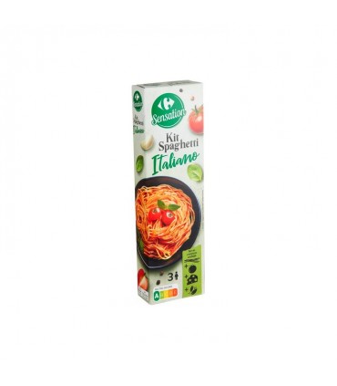 Carrefour Sensation kit spaghetti Italiano 3 portions