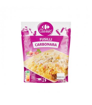 Carrefour Classic fusilli carbonara 175g