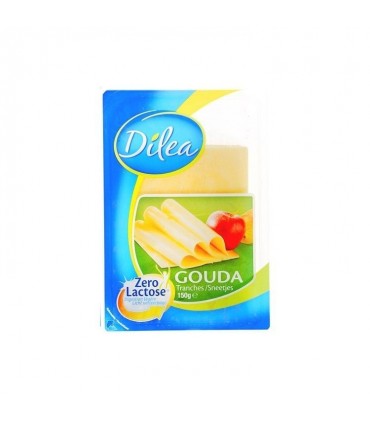 Dilea Zero Lactose gouda jeune tranches 150 gr CHOCKIES