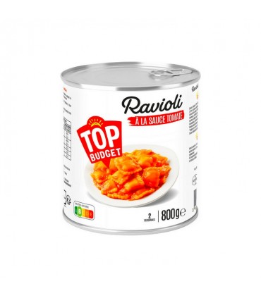 Top Budget ravioli tomatensaus 800 gr