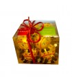 L - Favorina 16 ladybug figurines chocolate hazelnut nougat 100 gr