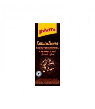 Kwatta sensations gezouten karamelmelkkorrels 200 gr