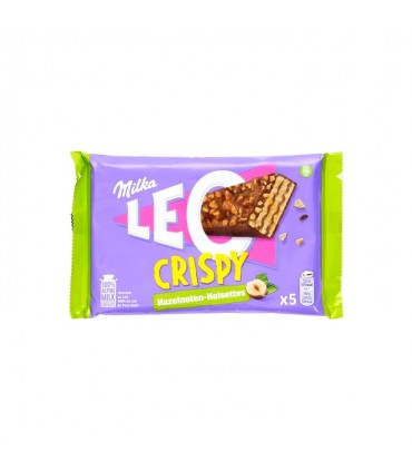 Milka Leo Crispy hazelnut wafer 5x 31 gr