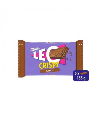 Milka Leo Krokante chocoladewafel 5x 31 gr