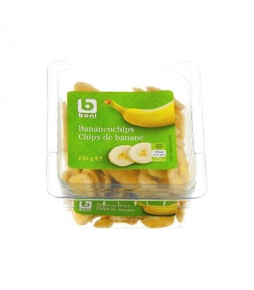 Boni Selection chips de banane 150 gr BELGE CHOCKIES