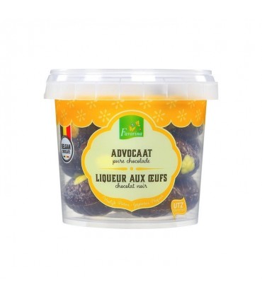 L/ Favorina oeufs noir fourrés Advocaat 200 gr chockies