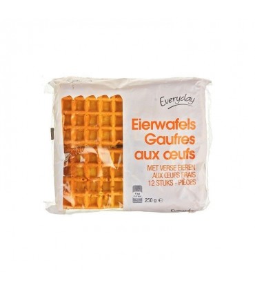 Everyday 12 gaufres aux oeufs 250 gr CHOCKIES EPICERIE