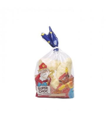 Superchoc figurines chocolat Belge blanc 250 gr chockie