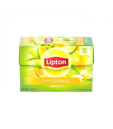 Lipton Green Tea bright citrus 20 pcs EPICERIE CHOCKIES