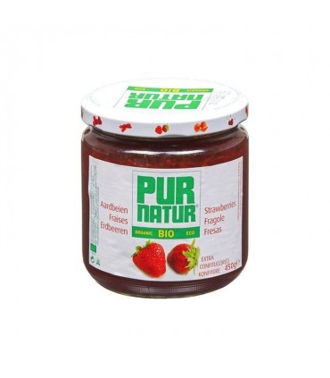 Pur Natur confiture bio aux fraises 450 gr CHOCKIES