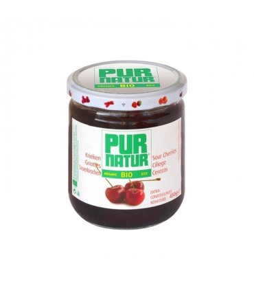 Pur Natur confiture bio griottes 450 gr CHOCKIES belge