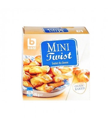 Boni Selection mini Twist beurre fromage 75 gr CHOCKIES