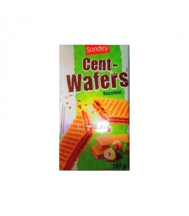 L/ Sondey gaufrettes Cent wafers noisette 190g CHOCKIES