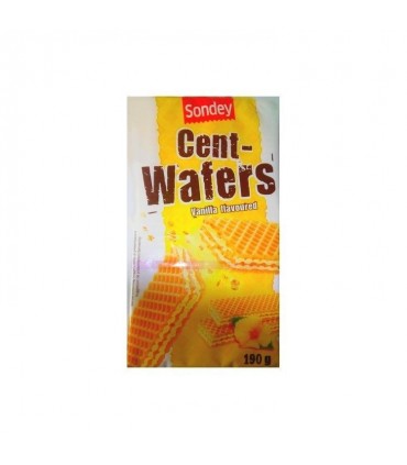 L/ Sondey gaufrettes Cent wafers vanille 190 g CHOCKIES