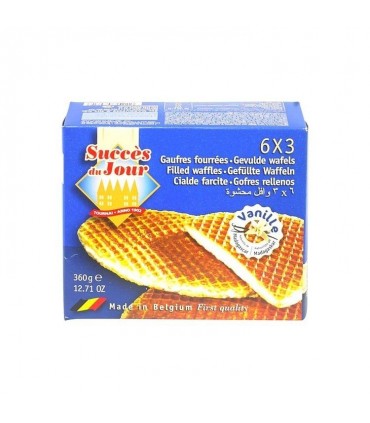 Succès du jour gaufre fourée vanille 360 gr CHOCKIES