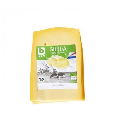 Boni Selection gouda jeune tranche ± 1 kg - CHOCKIES