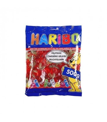 Haribo gommes cerises 500 gr - EPICERIE BELGE CHOCKIES