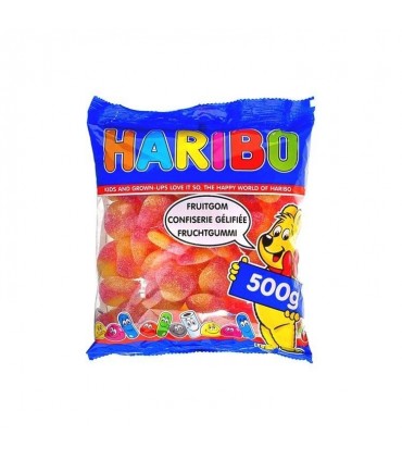 Haribo pêches gommes 500 gr EPICERIE BELGE CHOCKIES