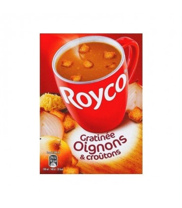 FR/ Royco Gratinée oignons croûtons 4 pc CHOCKIES