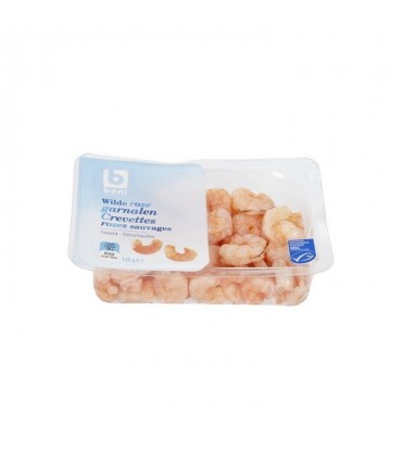 BONI SELECTION crevettes roses sauvages 125 gr  - 1