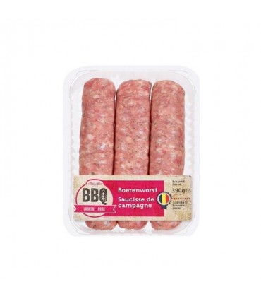 L/ Saucisses de Campagne 390 gr chockies boucherie