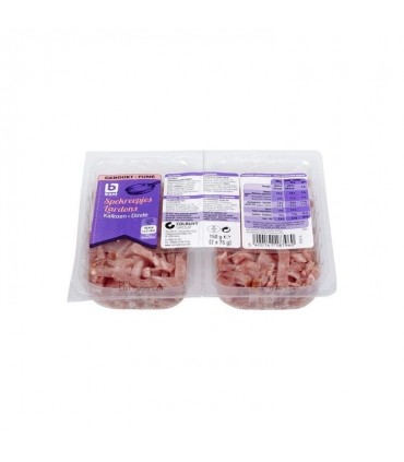 Boni Selection lardons dinde fumée 2x 75 gr