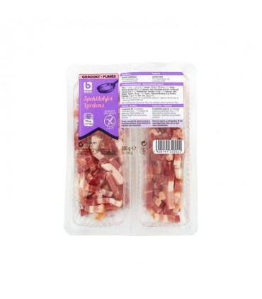 Boni Selection lardons fumés sans gluten 2x 100 gr