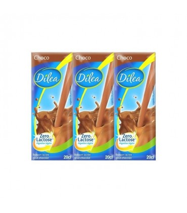 Dilea zéro lactose choco lactée 3x 20 cl CHOCKIES