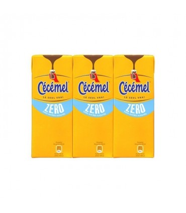 Cécémel Less Sugar lait chocolaté sans sucre ajouté 6x 20 cl CHOC