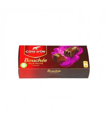 Côte d'Or Bouchées noir truffé 8x 19,5 gr