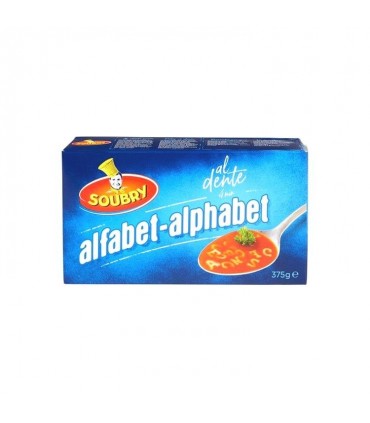 Soubry alphabet al dente 375 gr