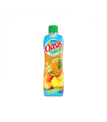 IG - Oasis peach pineapple syrup 75 cl