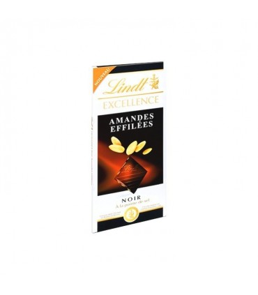 FR/ Lindt Excellence noir amande effilée 100 g CHOCKIES