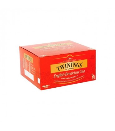 Twinings de Londres English Breakfast Thé 50 pc