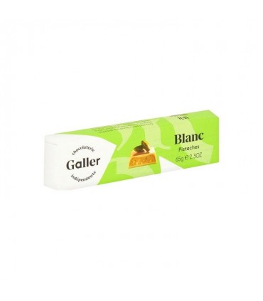 Galler bâton chocolat blanc pistache 65 gr